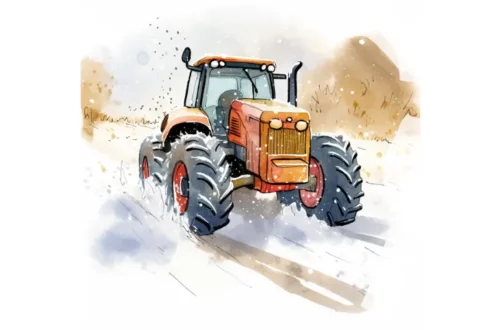 Traktor w wyścigu maszyn - bajka dla dzieci