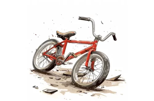 Upadek na rowerze - bajka dla dzieci do czytania