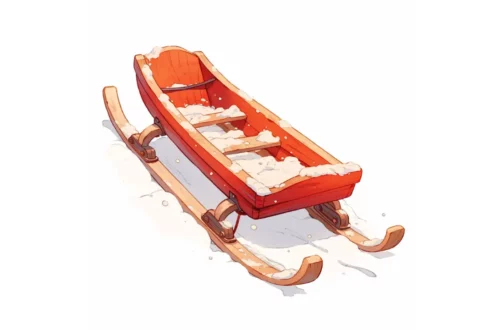 Zimowe sanki - Zimowa bajka dla dzieci