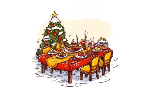 Wigilijny stół u Szymańskich