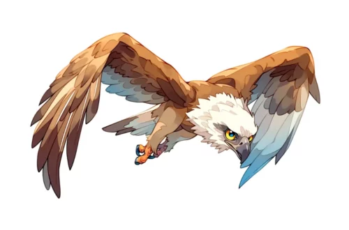 Orzeł w rezerwacie przyrody