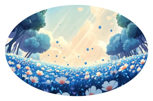 Planeta świecących kwiatów - bajka o kosmosie dla dzieci