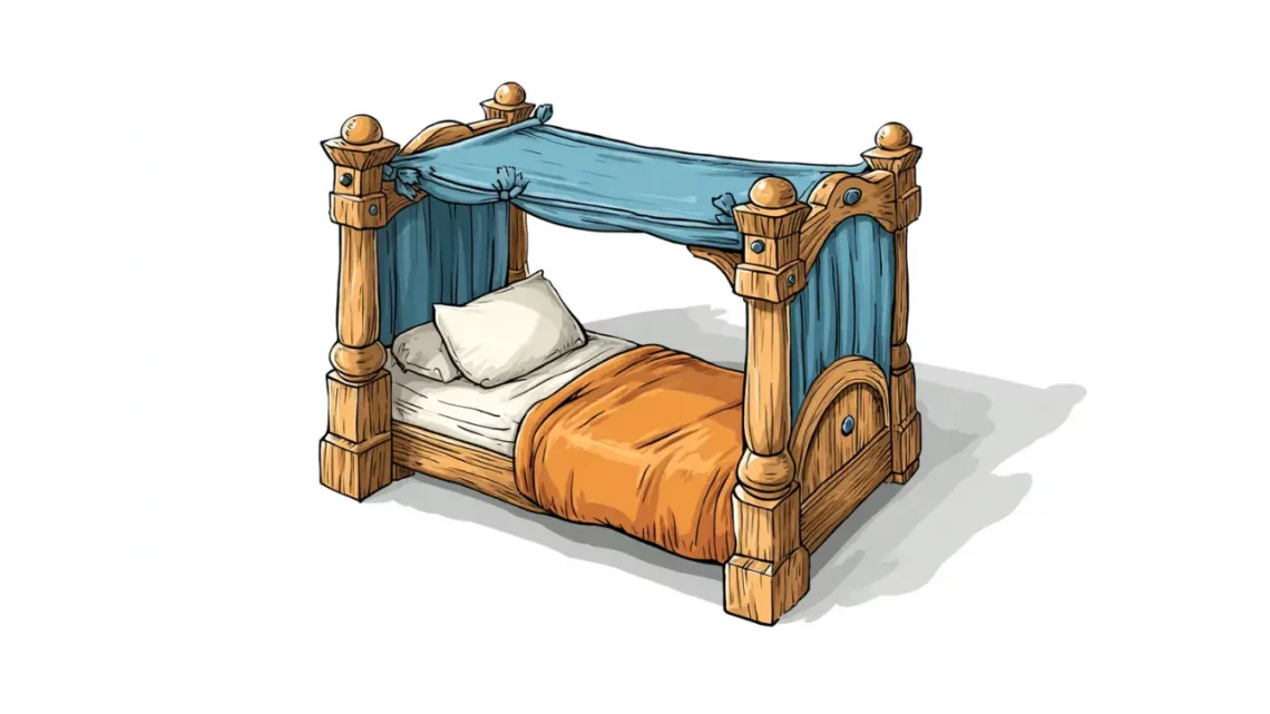 Łóżko w zamku - bajka dla dzieci