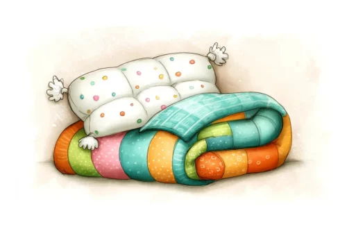 Poduszka i kołdra - bajka na dobranoc dla dzieci