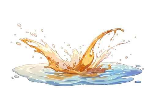 Plama oleju na jeziorze - bajka dla dzieci