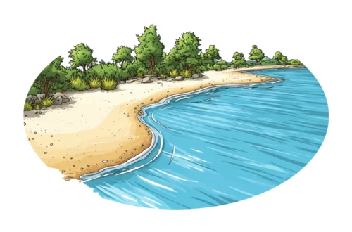 Brzeg jeziora - bajka dla dzieci