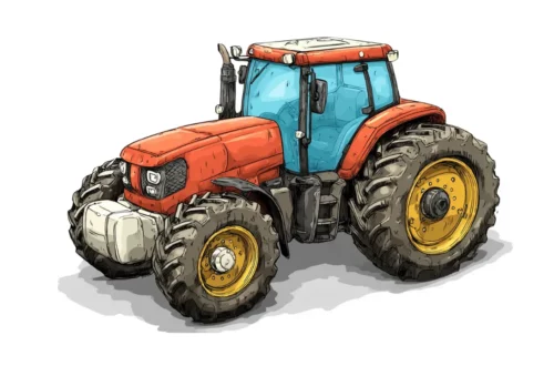 Wiejski traktor - bajka dla dzieci