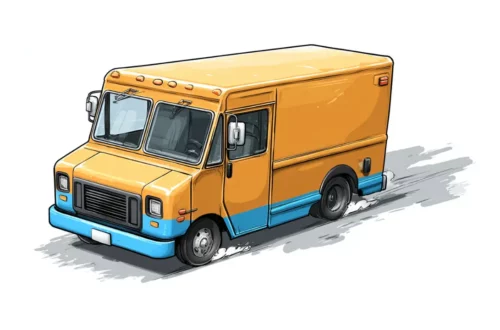 Ciężarówka z przeprowadzką