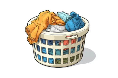 Kosz pełen prania