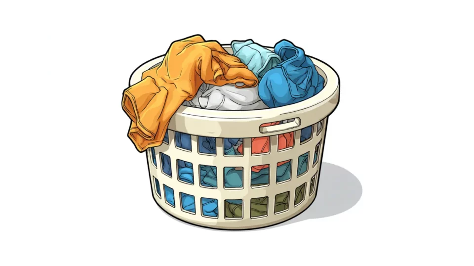 Kosz pełen prania